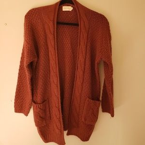 Cable nit cardigan